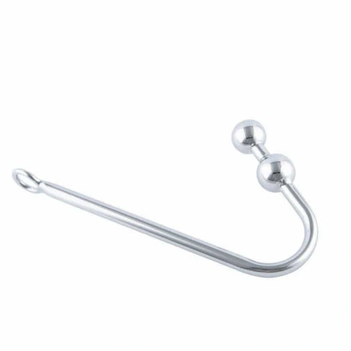 Hook Two Stainless Balls 4417 Anal Pleasurable Steel 0406